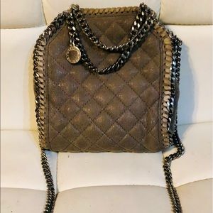 Stella McCartney Falabella Quilted Shaggy Deer Crossbody Mini